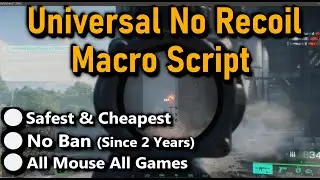 Ultimate No Recoil All Mouse Macro Script 2025 | Logitech Razer Crosshair