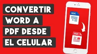 Como Convertir Documento Word a Pdf en Celular