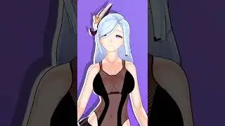 Shenhe swim suit😳😳 - Gomi Gomi -【MMD Genshin impact 4K | 60FPS】