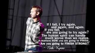 Nick Vujicic’s-If You Fail Try Again And Again | Ambitious