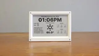 Making an E-paper Dashboard with ESPHome