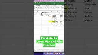 Mastering Excel: Learn MAX and MIN Functions with Me - Mastering Excel S01