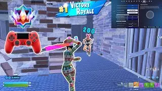 The reason why they think I'm CHEATING 🎯👑 Best Controller Settings Fortnite Unreal Gameplay 
