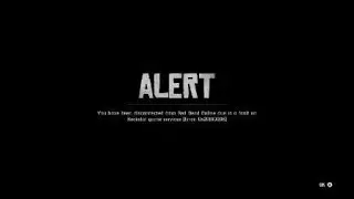 Red Dead Redemption 2_online,Error