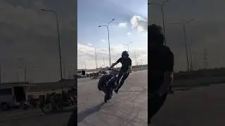Круги на питбайке! 