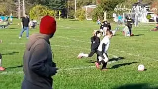 Fall Soccer Last Game: Abby's Team Won