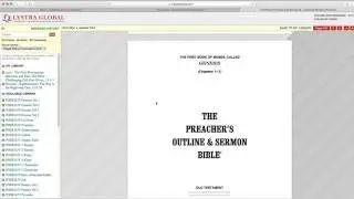 How to use the Preacher's Outline & Sermon Bible on Lystra Global