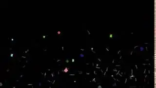 Happy birthday black screen effect