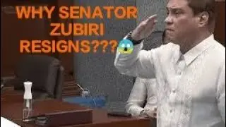 WHY SENATOR ZUBIRI NAGRESIGN???