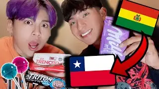 PROBANDO DULCES CHILENOS *Casi VOMITO