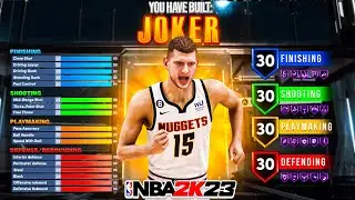 *GAMEBREAKING* JOKER BUILD IN NBA 2K23‼️ALL AROUND THREAT!