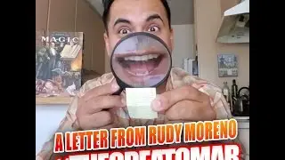 #TheGreatOmar Letter from Rudy Moreno