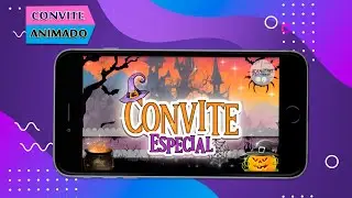 CONVITE HALLOWEEN MENINA - RealizArt Vídeos