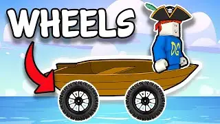 I Tried To Build CARS In Roblox Build A Boat (For Treasure)