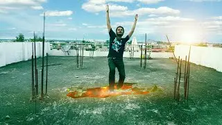 Falling in volcanic lava | crack ground effect with kinemaster