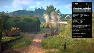 Assassin's Creed Valhalla In-game benchmark on Intel 12600K with RTX 3080 1440p ultra settings