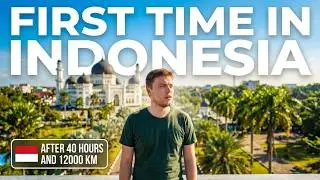 After 40 hours and 12000 km Medan! Long Distance Relationship Journey  Travel Vlog 1