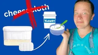 Making Homemade Goat Milk Greek Yogurt without Cheesecloth: Bear Greeks Gguduck Review
