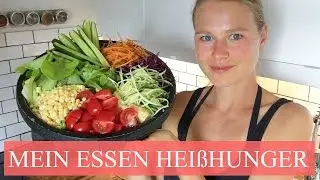 WAS ICH AN EINEM TAG ESSE MIT HEISS  HUNGERATTACKE...