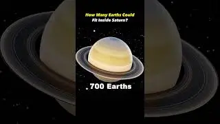 What do you think how many earth can fit into saturn 