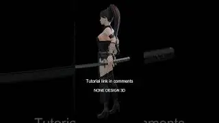 Blender WARRIOR GIRL Character Modeling 