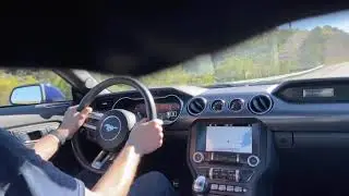 2019 Mustang GT short full throttle test