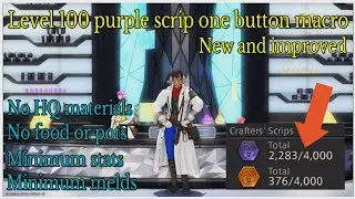 New and improved level 100 Purple scrip rotation