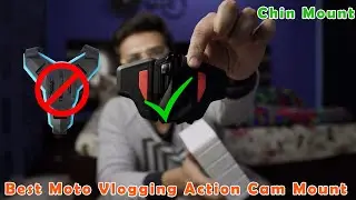 Best Moto Vloging Helmet Mount || Chin Mount for moto Vlogger || Telesin New Chin Mount for GoPro