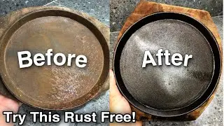 Gawing Bago ang naka-stock nyong sizzling plate | Iron Cast | Iron Cast Seasoning |