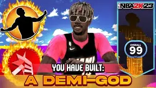 THIS REBIRTH NBA2K23 *2-Way 3 Pt Shot Creator* Build CAN PLAY ALL POSITIONS + BEST BADGES AND SIGS