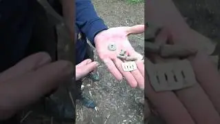 находки ДРЕВНЕГО ПОСЕЛЕНИЯ#находки #металлоискатель #коп #поиск #metaldetector #лес
