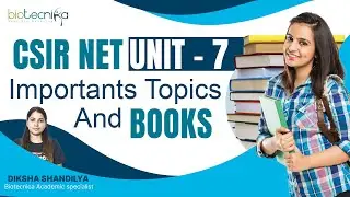 CSIR NET UNIT 7 Important Topics & Reference Books