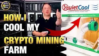 Using A QuietCool Whole House Fan To Cool My Crypto Mining Rigs 🧊 Installation & Full Review