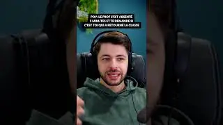 POV: Le prof s'est absenté 5 minutes et... 😂 #shorts