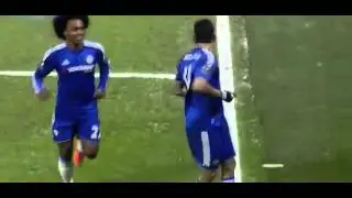Goal Diego Costa Chelsea vs newcastle 1-0 HD commentary