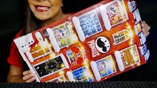 ASMR MUKBANG | PRINGLES Advent Calendar ✨🎄