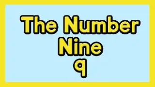 The Number 9 for children and kids with autism