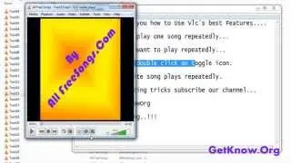 How to Play your favourite song repeatedly in vlc