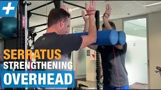 Serratus Anterior Strengthening in an Overhead Shoulder Press Movement | Tim Keeley | Physio REHAB
