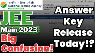 JEE Mains Answer Key 2023 | JEE Mains 2023 Answer key Urgent Update ✅ | JEE Mains 2023 Result