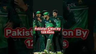 Pakistan A Batting In Final Of Emerging Asia Cup 2023 👿 