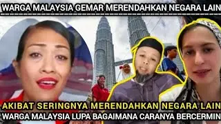 Warga Malaysia Lupa Bagaimana Caranya Bercermin. 
