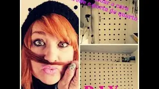 Micro conto da menina de hoje  l  DIY  l  Como mudar a cara da parede e porta do quarto
