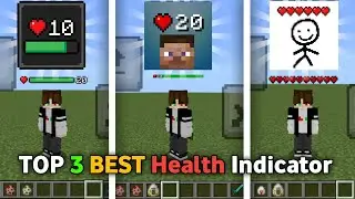 TOP 3 BEST Health Indicator Texture Pack For MCPE/MCBE 1.21+