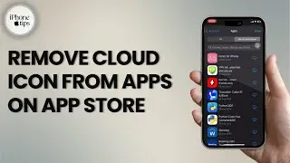 How to Remove Cloud Icon  from App Store Apps in iPhone