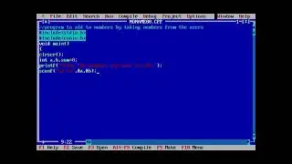 How To Write A Program For Addition Of Two Numbers