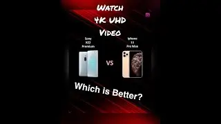 Sony XZ2 Premium vs Iphone 11 Pro Max l Which is Better? l Both using MAX screen size view