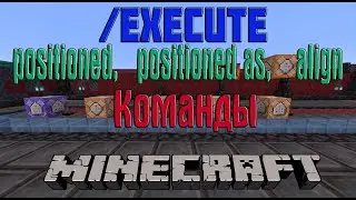 Execute 2 / positioned, positioned as, align / Команды / МАЙНКРАФТ