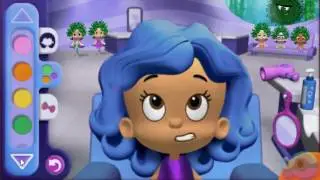 Bubble Guppies Good Hair Day - Kids Game / Color Brush
