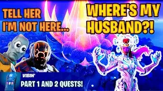 Fortnite Vibin Quests Part 1 And 2 Have The Scientist Scared!